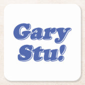 Gary Stu! Rechteckiger Pappuntersetzer (Vorderseite)