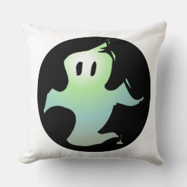 Gary the Ghost Throw Pillow Kissen