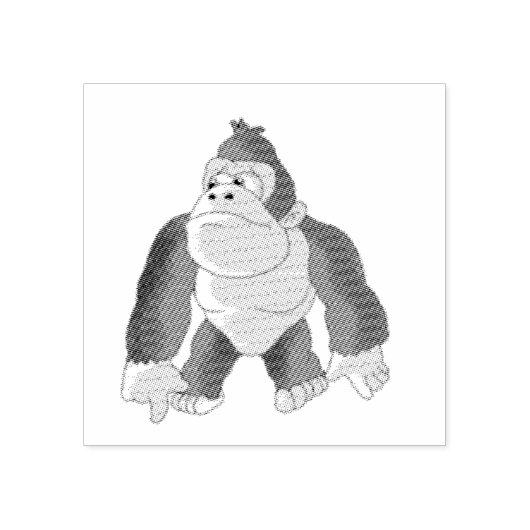 Gary the Gorilla Gummistempel (Prägung)