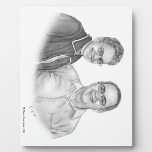 Gary und Judy H Fotoplatte (Vorderseite)
