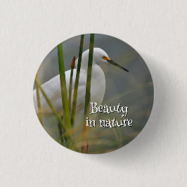 Garza blanca button