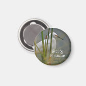 Garza blanca magnet (Vorderseite/Rückseite)