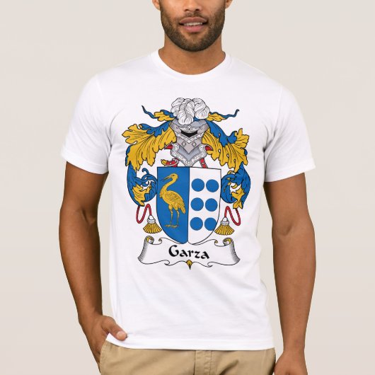 Garza Familienwappen T-Shirt (Vorderseite)
