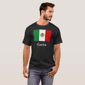 Garza mexikanische Flagge T-Shirt (Vorne ganz)