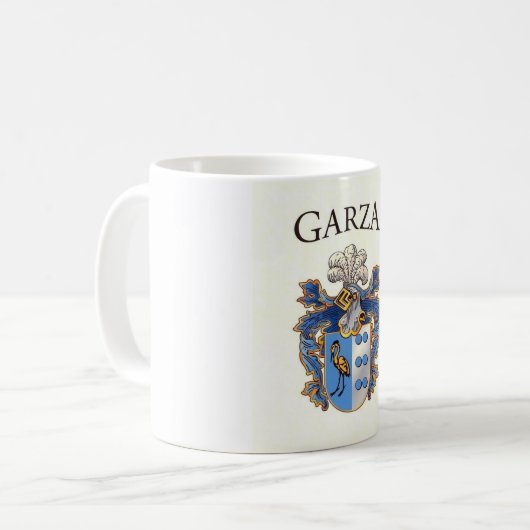 Garza Wappen-Schale Kaffeetasse (Vorderseite Links)
