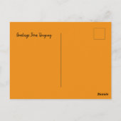 Garzón Alter Bahnhof Maldonado Uruguay Postkarte (Rückseite)