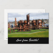 Gas bearbeitet Park-Seattle-Postkarte Postkarte (Vorne/Hinten)
