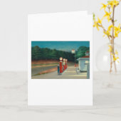 Gas - Edward Hopper Karte (Gelbe Blume)