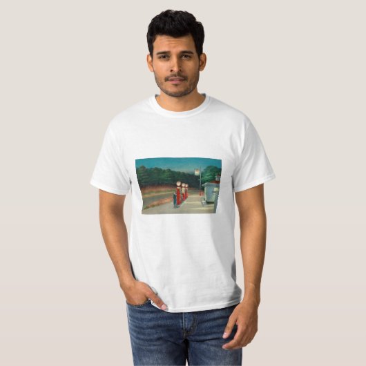 Gas - Edward Hopper T-Shirt (Vorne ganz)