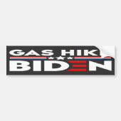 GAS HIKE BIDEN AUTOAUFKLEBER (Vorne)