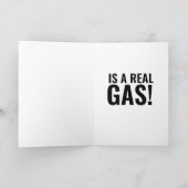 GAS MASK FUNNY BIRTHDAY CARD KARTE (Innenseite)