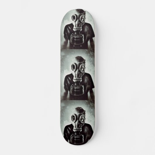 GAS MASK PEOPLE SKATEBOARD (Vorderseite)