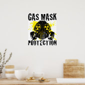 GAS_MASK_PROTECTION POSTER (Küche)