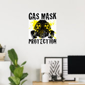 GAS_MASK_PROTECTION POSTER (Heimbüro)