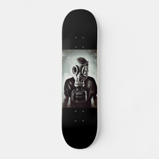 GAS MASK SKATEBOARD (Vorderseite)