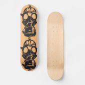 GAS MASK SKATEBOARD (Vorderseite)