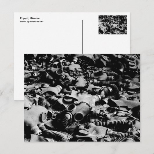 Gas Masks Postkarte (Vorne/Hinten)