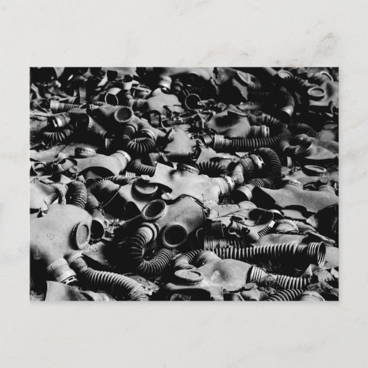 Gas Masks Postkarte (Vorderseite)