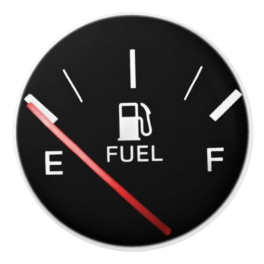 Gas-Messgerät-Indikator Keramikknauf (Vorderseite)