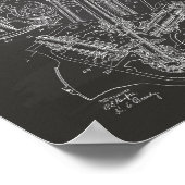 Gas Motor Valve 1916 Patentenkabine Poster (Ecke)