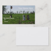 Gas oben auf Weg 66 Visitenkarte (Vorne/Hinten)