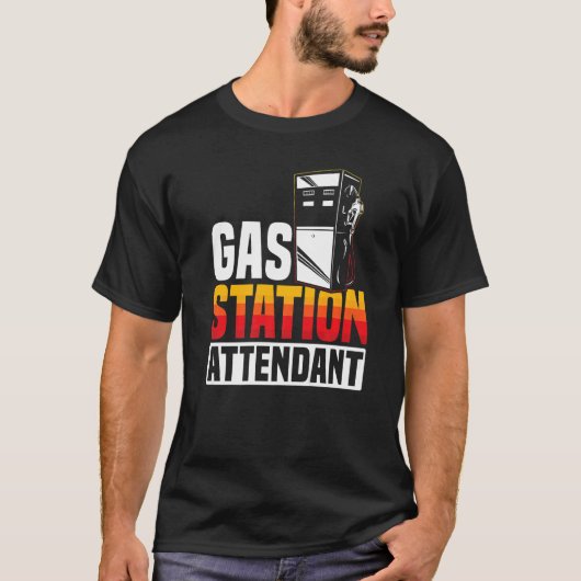 Gas Station Attendant Gas Pump Gasoline Fuel Premi T-Shirt (Vorderseite)