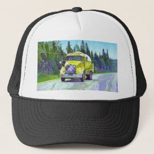 Gas Tanker Highway Driving Trucker Hat Series Truckerkappe