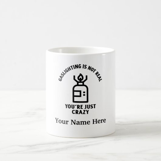 Gasbeleuchtung ist nicht real kaffeetasse (Mittel)