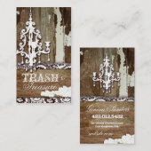 GASCHROMATOGRAPHIE Abfall, zum des Leuchters zu Visitenkarte (Vorne/Hinten)