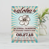 GASCHROMATOGRAPHIE Aloha Einladung (Stehend Vorderseite)