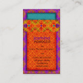 GASCHROMATOGRAPHIE | exotischer Jewelled Visitenkarte (Rückseite)