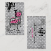 GASCHROMATOGRAPHIE | fabelhaft französische graue Visitenkarte (Vorne/Hinten)