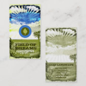 GASCHROMATOGRAPHIE | Feld der Traum-Visitenkarte Visitenkarte (Vorne/Hinten)