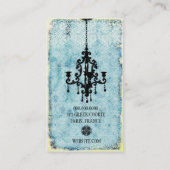 GASCHROMATOGRAPHIE | Glanz Passionné - aquamarin Visitenkarte (Rückseite)