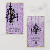 GASCHROMATOGRAPHIE | Glanz Passionné - blasses Visitenkarte (Vorne/Hinten)