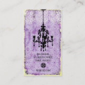 GASCHROMATOGRAPHIE | Glanz Passionné - blasses Visitenkarte (Rückseite)