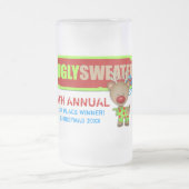 GASCHROMATOGRAPHIE hässlicher Mattglas Bierglas (Mittel)