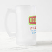 GASCHROMATOGRAPHIE hässlicher Mattglas Bierglas (Links)