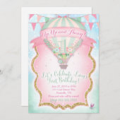 GASCHROMATOGRAPHIE Heißluft-Ballon-erster Einladung (Vorne/Hinten)