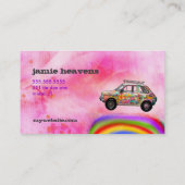 GASCHROMATOGRAPHIE | Hippy Krawatten-Rosa Visitenkarte (Rückseite)