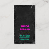 GASCHROMATOGRAPHIE | jugendlich Entreprenuer Reihe Visitenkarte (Rückseite)