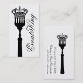 GASCHROMATOGRAPHIE König Fork Visitenkarte (Vorne/Hinten)