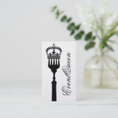 GASCHROMATOGRAPHIE Königin-Gabel Visitenkarte (Stehend Vorderseite)