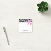 GASCHROMATOGRAPHIE Luftfahrt-Start-Rosa-Damast Post-it Klebezettel (Büro)