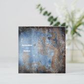 GASCHROMATOGRAPHIE | Lusciously rustikales | Blau Einladung (Stehend Vorderseite)