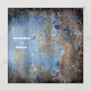 GASCHROMATOGRAPHIE Lusciously rustikales Blau Einladung