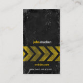 GASCHROMATOGRAPHIE %PIPE% KONKRETES MACKDADDY VISITENKARTE (Rückseite)