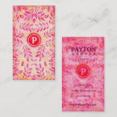 GASCHROMATOGRAPHIE | rosa Visitenkarte (Vorne/Hinten)