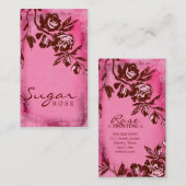 GASCHROMATOGRAPHIE | Rouge-Zuckercreme-Rose Visitenkarte (Vorne/Hinten)
