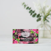 GASCHROMATOGRAPHIE schäbige wilde Garten-Tiara Visitenkarte (Stehend Vorderseite)